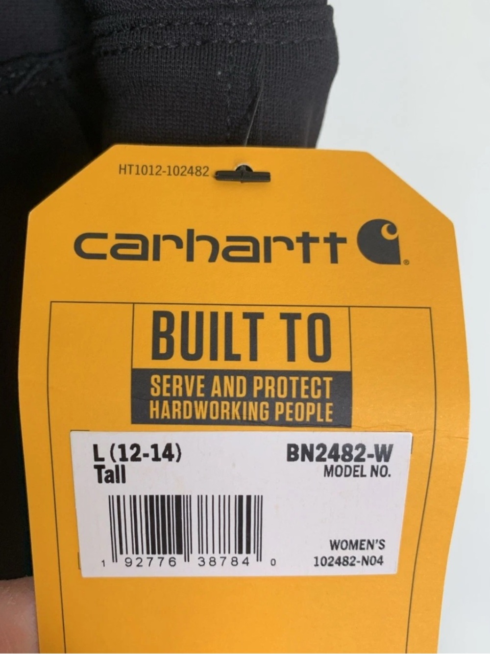Carhartt Womens Black Force Fitted Lightweight Ankle Length Leggings Size L Tall - Picture 5 of 9